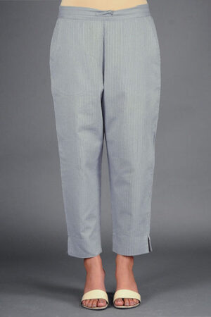 Dharan 'Grey Narrow Pant' Grey Woven Pants