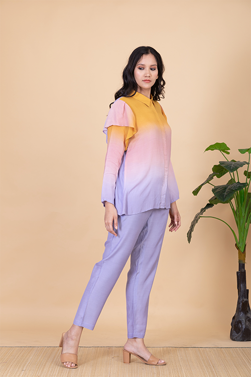 Chambray & Co.'S Acai Vegan Silk Coord Set - Image 2