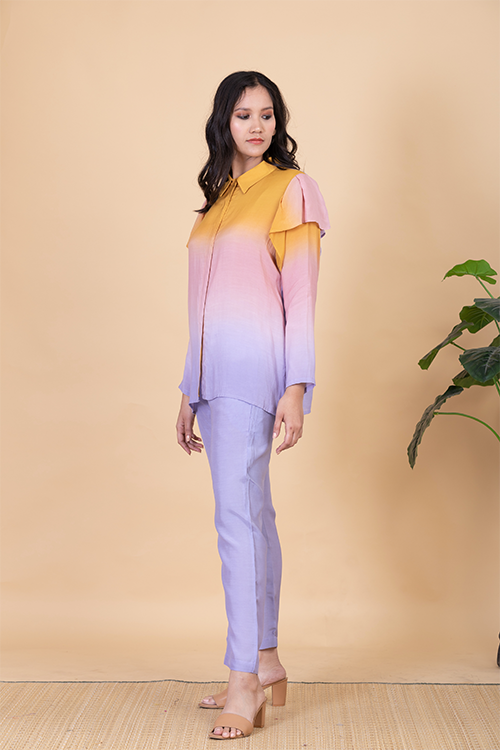 Chambray & Co.'S Acai Vegan Silk Coord Set - Image 3