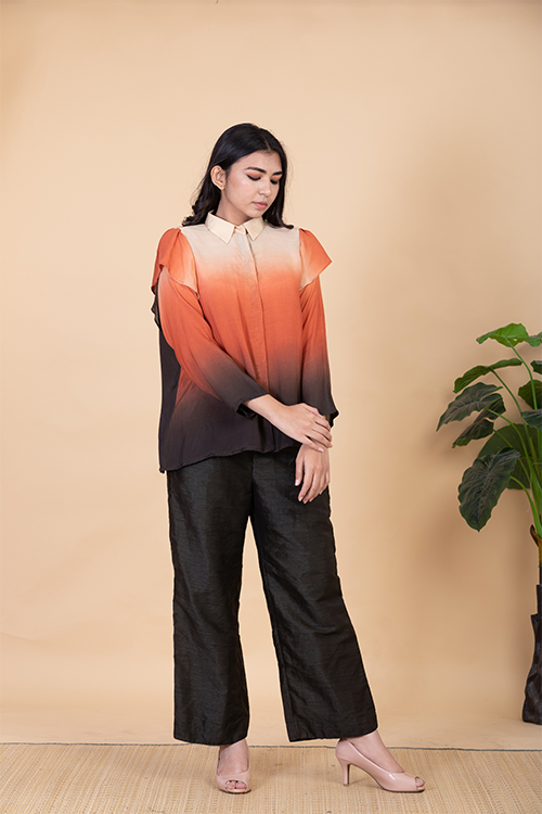 Chambray & Co.'S Aemi Vegan Silk Coord Set
