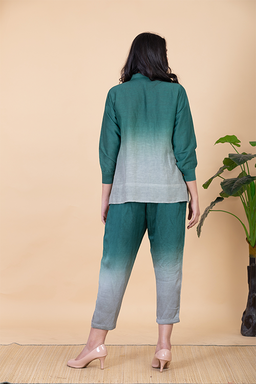 Chambray & Co.'S Aeva Vegan Silk Coord Set - Image 3