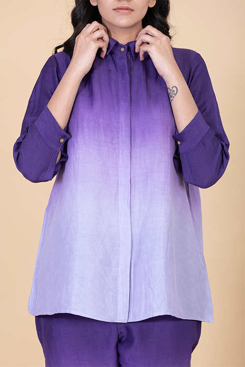 Chambray & Co.'S Amber Vegan Silk Coord Set - Image 2