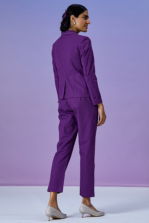 Okhai 'Visionary' Pure Cotton Hand Embroidered Blazer - Image 6