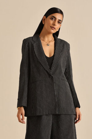 Okhai 'Prestige' Pure Cotton Handwoven Blazer