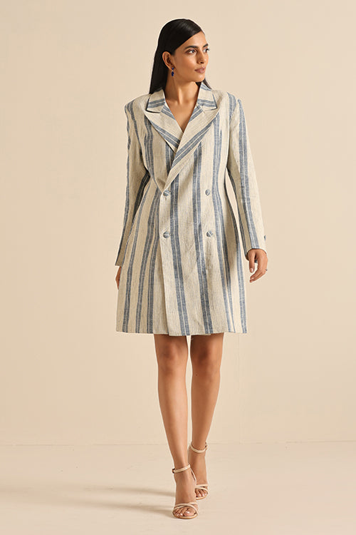 Okhai 'Poise' Pure Cotton Blazer Dress - Image 2