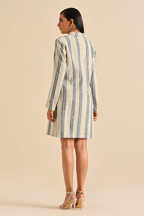Okhai 'Poise' Pure Cotton Blazer Dress - Image 5