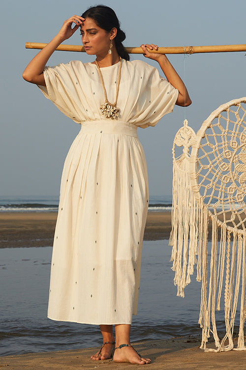 Okhai 'Serena' Handwoven Pure Cotton Dress