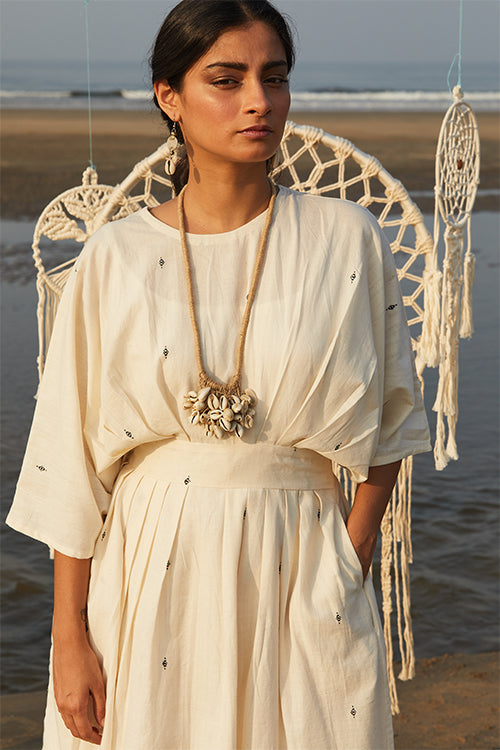 Okhai 'Serena' Handwoven Pure Cotton Dress - Image 2
