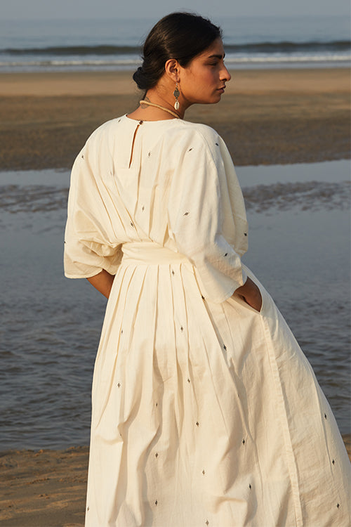 Okhai 'Serena' Handwoven Pure Cotton Dress - Image 3