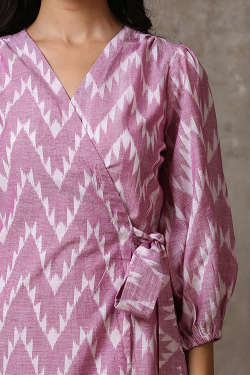 Okhai 'Aster' Pure Cotton Ikat Dress - Image 2