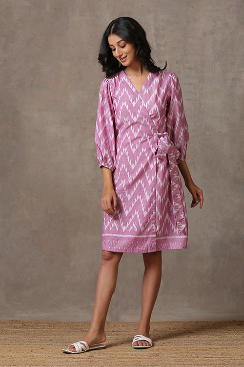 Okhai 'Aster' Pure Cotton Ikat Dress - Image 5