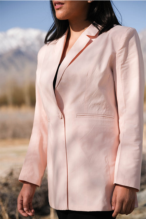 Okhai 'Archives' Herbal Dyed Pure Cotton Blazer - Image 2