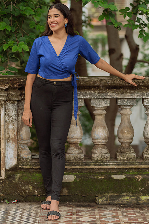 Okhai 'Victoria' Wrap Blouse - Image 2